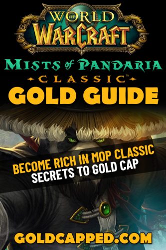 Mists of Pandaria Gold Guide